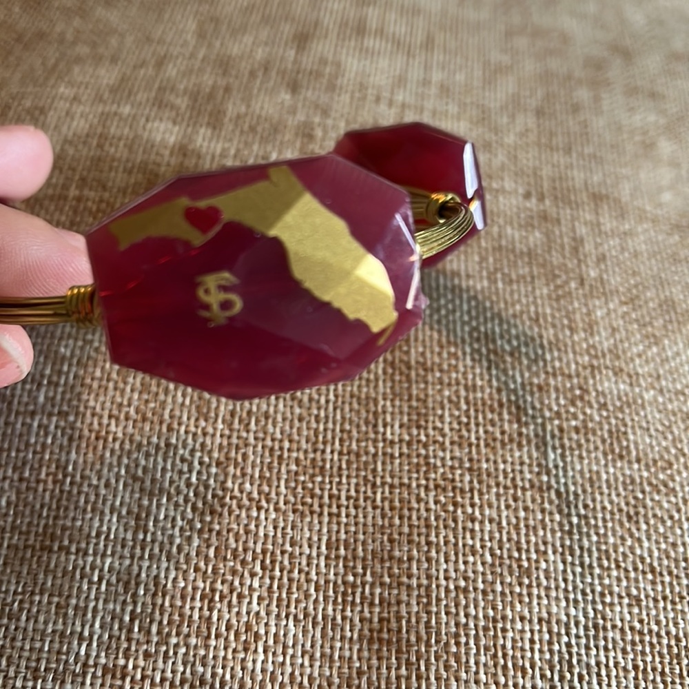 FSU Wire wrap Bangle - Picture 3 of 3
